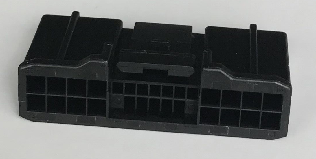 28Pin weiblicher schwarzer Auto-Aftermarket-Stereo-Audio-Anschluss 1-2188225-2