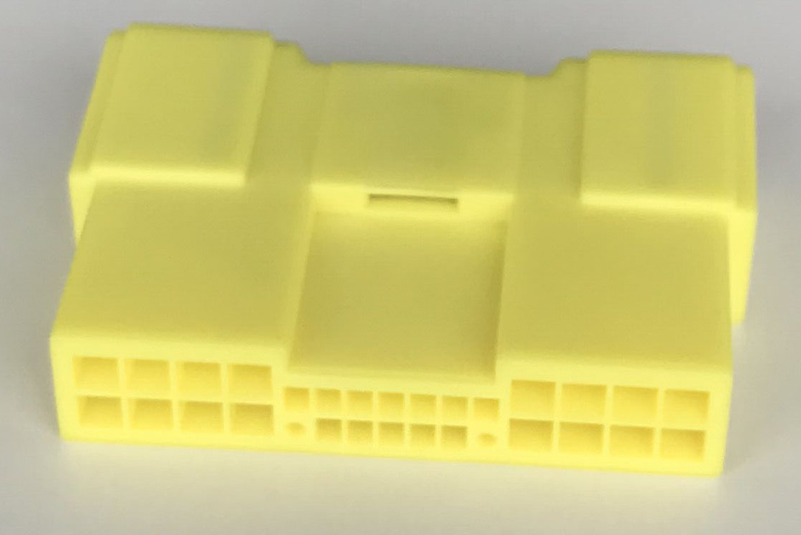 28-Pin-Stecker, gelb, Auto-Aftermarket-Stereo-Audio-Anschluss 