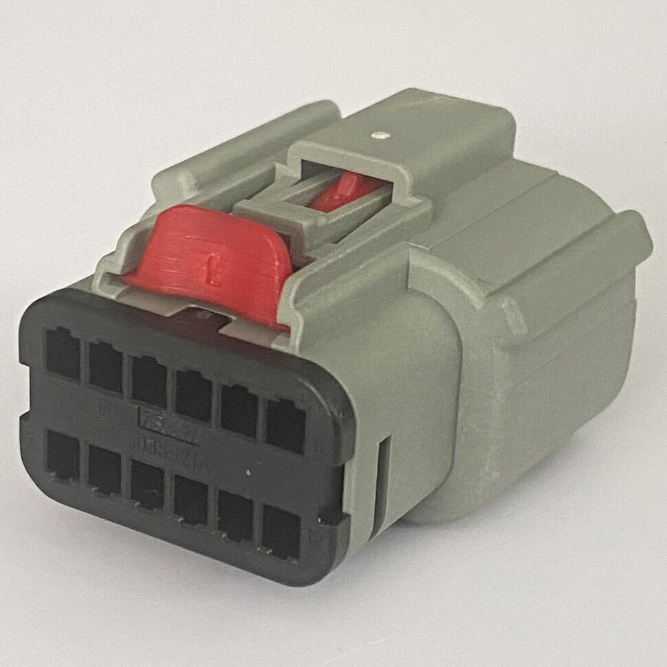 12-Pin-Buchse, grau, Auto-Aftermarket-Stereo-Audio-Anschluss 33472-1202