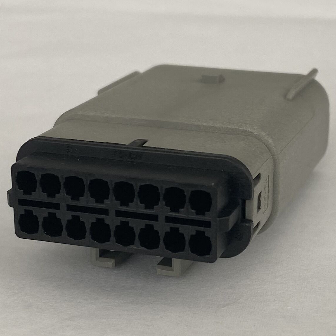 16-Pin-Stecker, grau, Automotive MX150, matt abgedichtet, 33482-8602