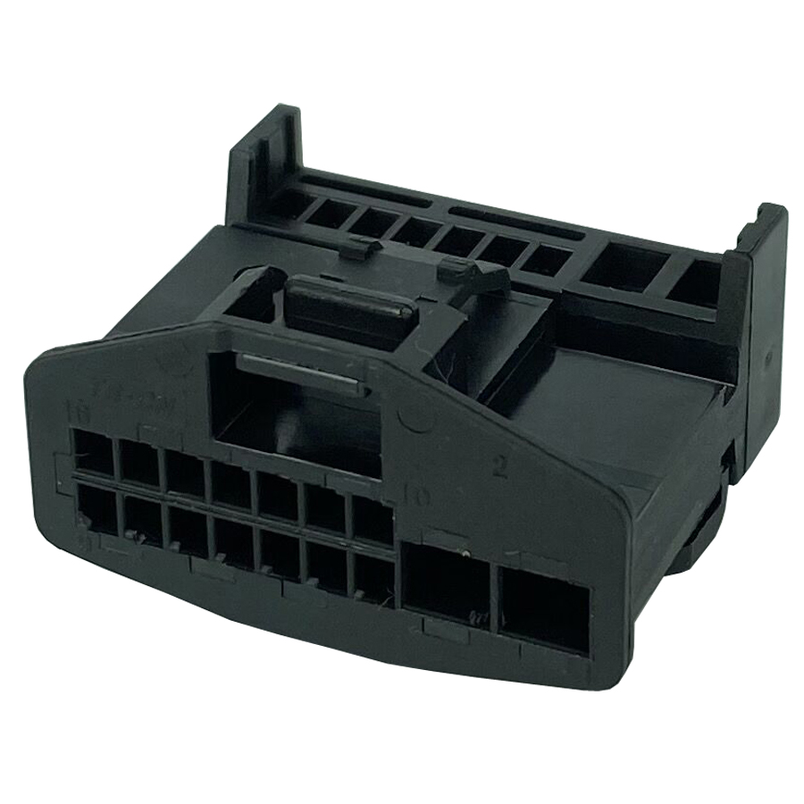 16-poliger, schwarzer Automotive-Aftermarket-Stecker für BMW-Fahrzeuge, 1-929463-1