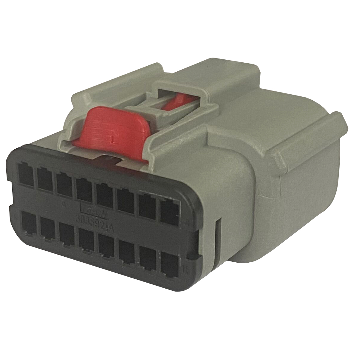 16-Pin-Buchse, grau, Auto-Aftermarket-Stereo-Audio-Anschluss 33472-1602