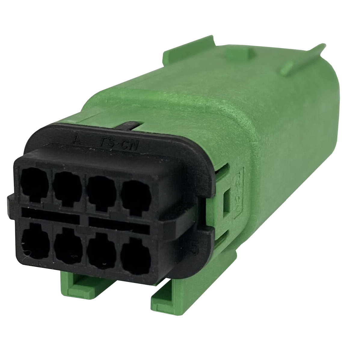 8-poliger grüner Automotive-MX150-Stecker mit mattversiegeltem Stecker, Schlüssel D 33482-4004